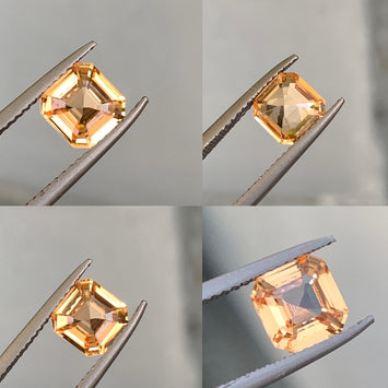 Natural Peach Sapphire 1.57 CT