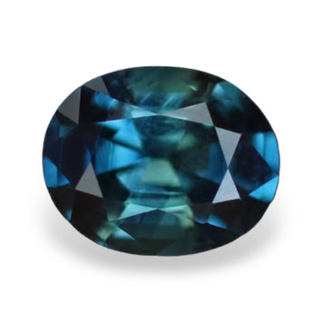 Natural Teal Sapphire 1.14 CT Oval