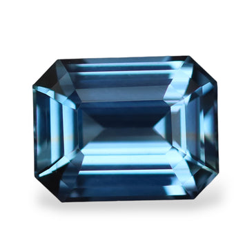 Natural Teal Sapphire 1.56 CT Emerald Cut Madagascaer