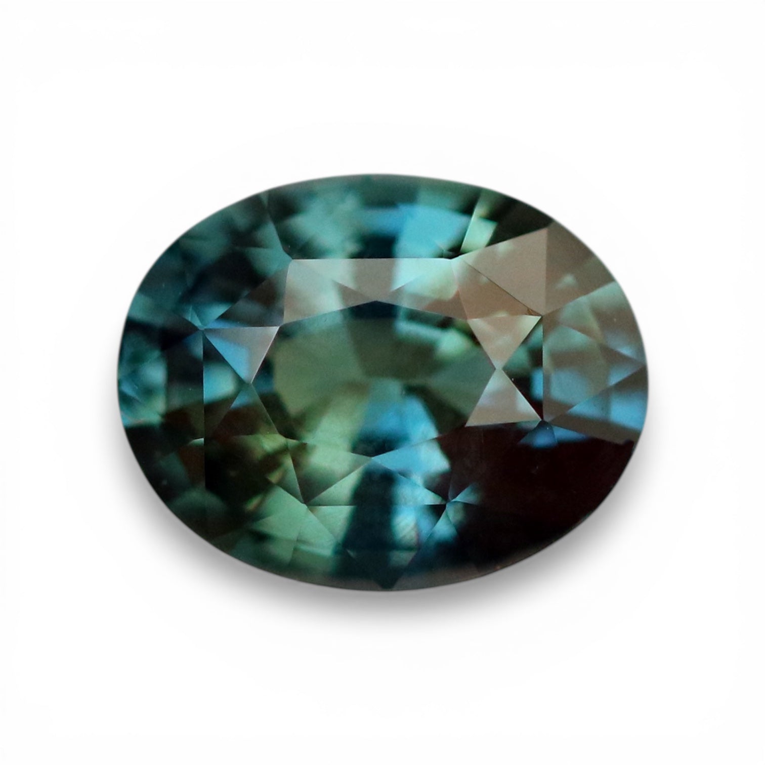 Natural Teal Sapphire 1.52 CT Oval