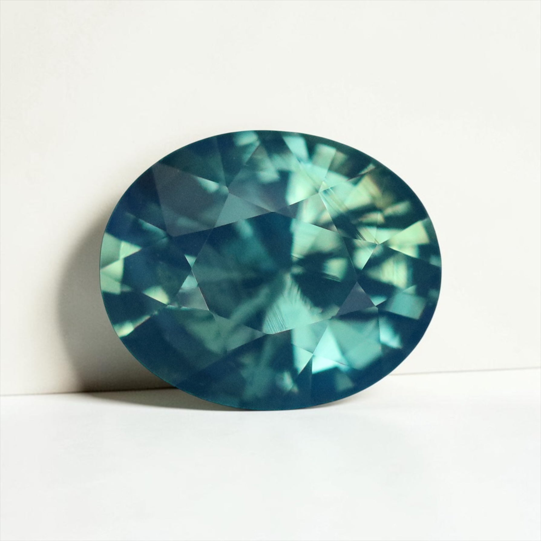 Natural Opalescent Teal Sapphire 1.73 CT