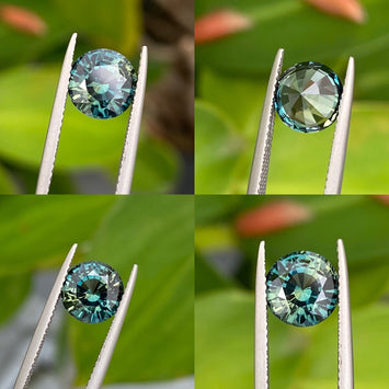 Australian Teal Sapphire 2.56 CT / 8MM
