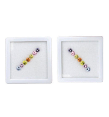 Ceylon Sapphire Layout Set, 3.15 carats - STRAGEMS & JEWELS