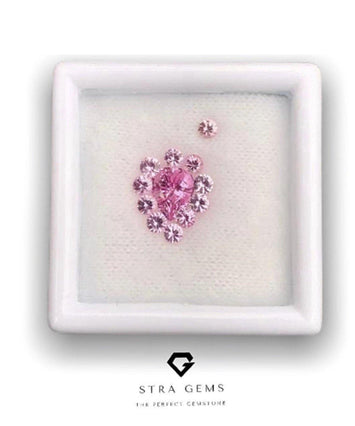 Natural Ceylon Sapphire Layout Set 1.07 carats total - STRAGEMS & JEWELS