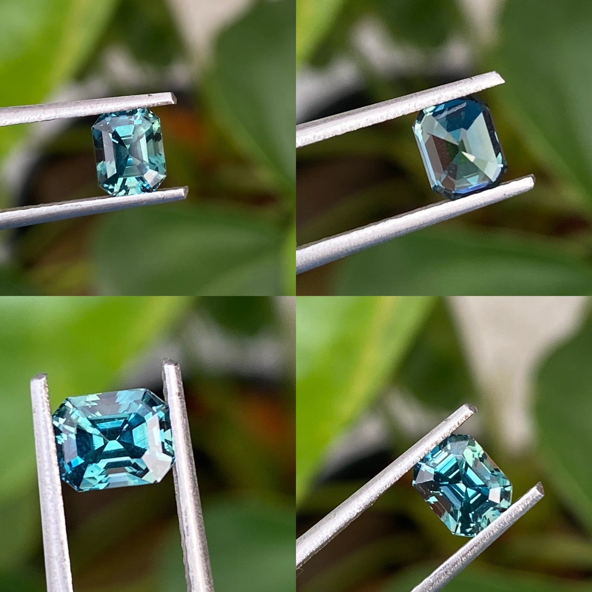 Natural Teal Green Sapphire 1.09 CT