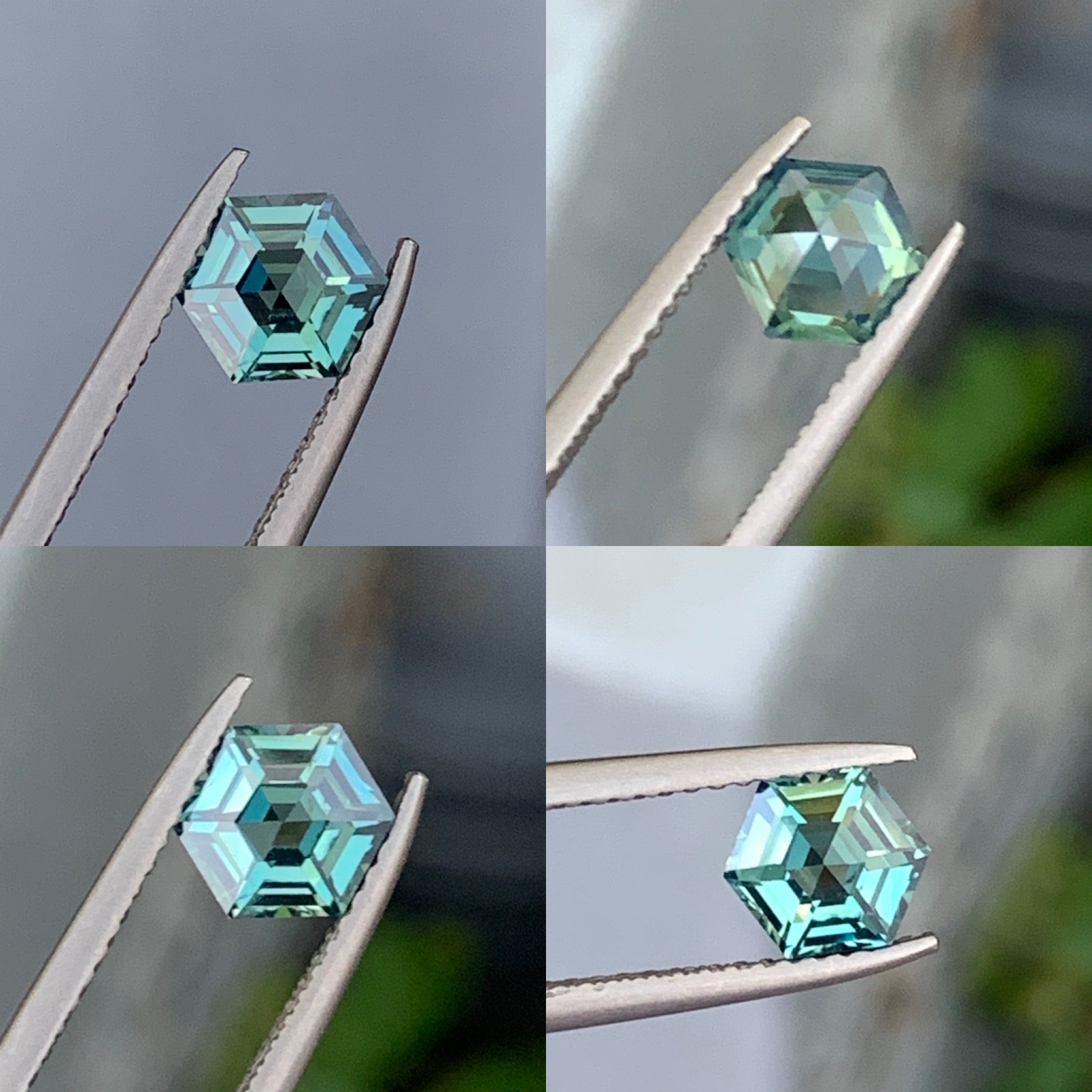Natural Hexagon Teal Sapphire 1.31 CT