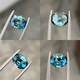 Natural Teal Sapphire 1.14 CT Oval