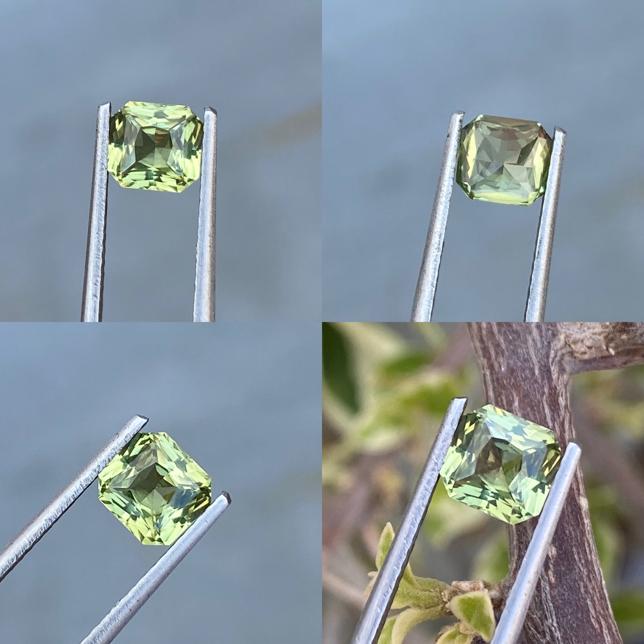 Australian Yellowish Green Sapphire 1.05 carats