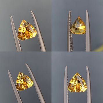 Natural Yellow Sapphire 1.12 CT Shield Cut Ceylon