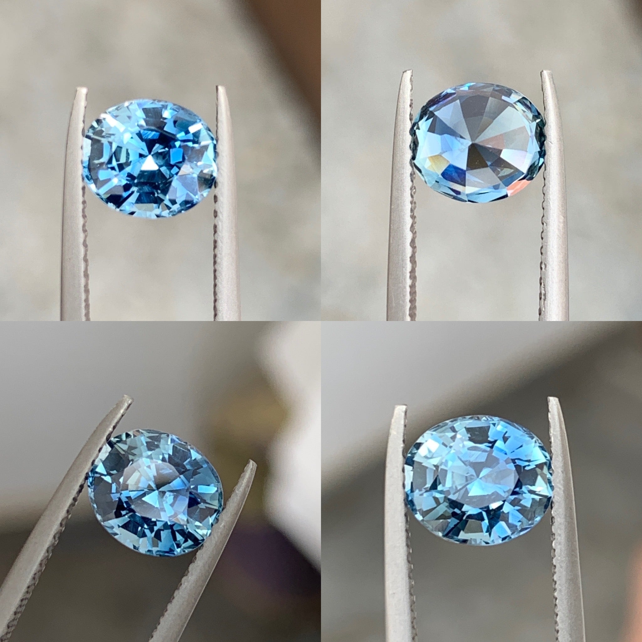 Natural Aqua Teal Sapphire 2.12 CT