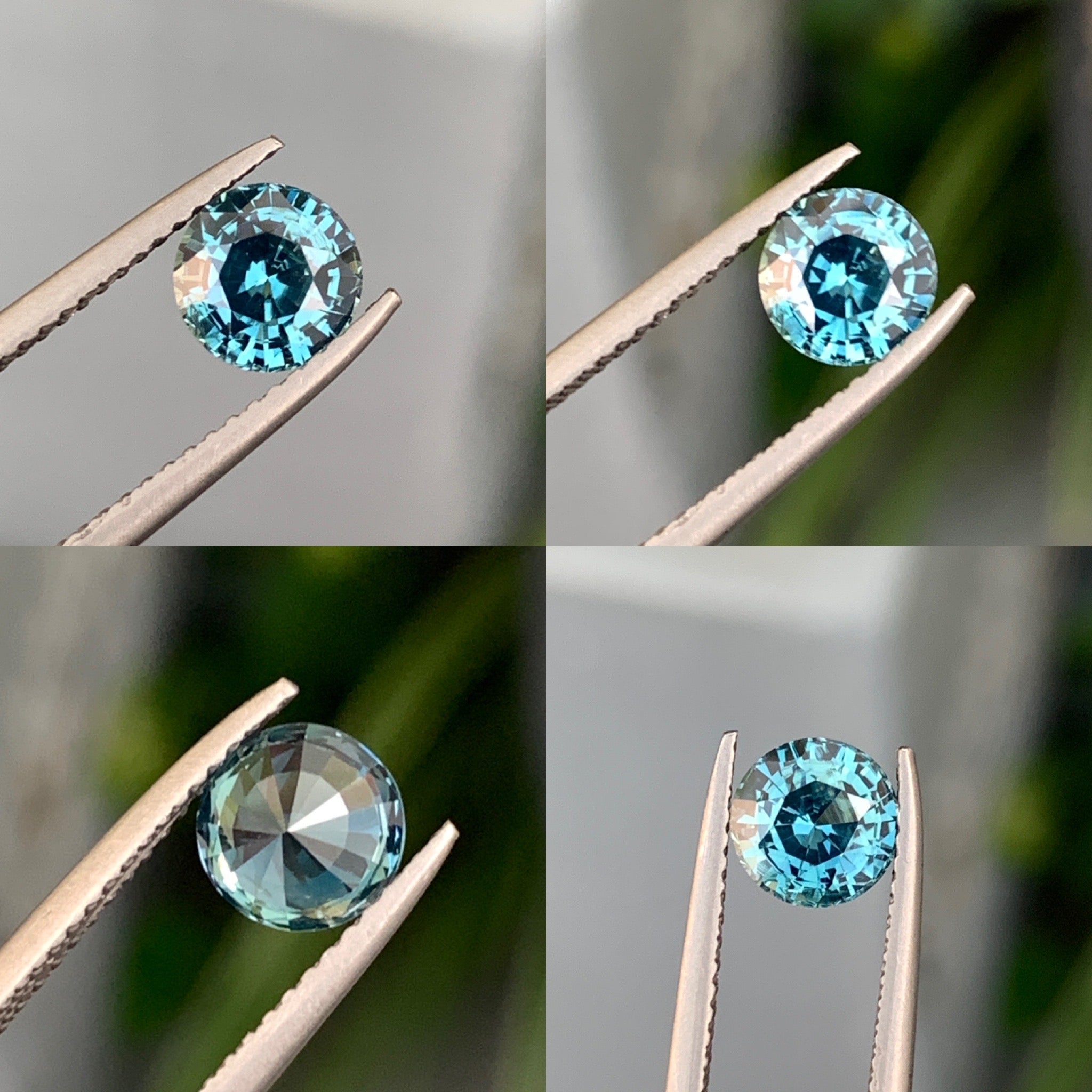 Natural Teal Sapphire 1.14 CT 6.1 MM