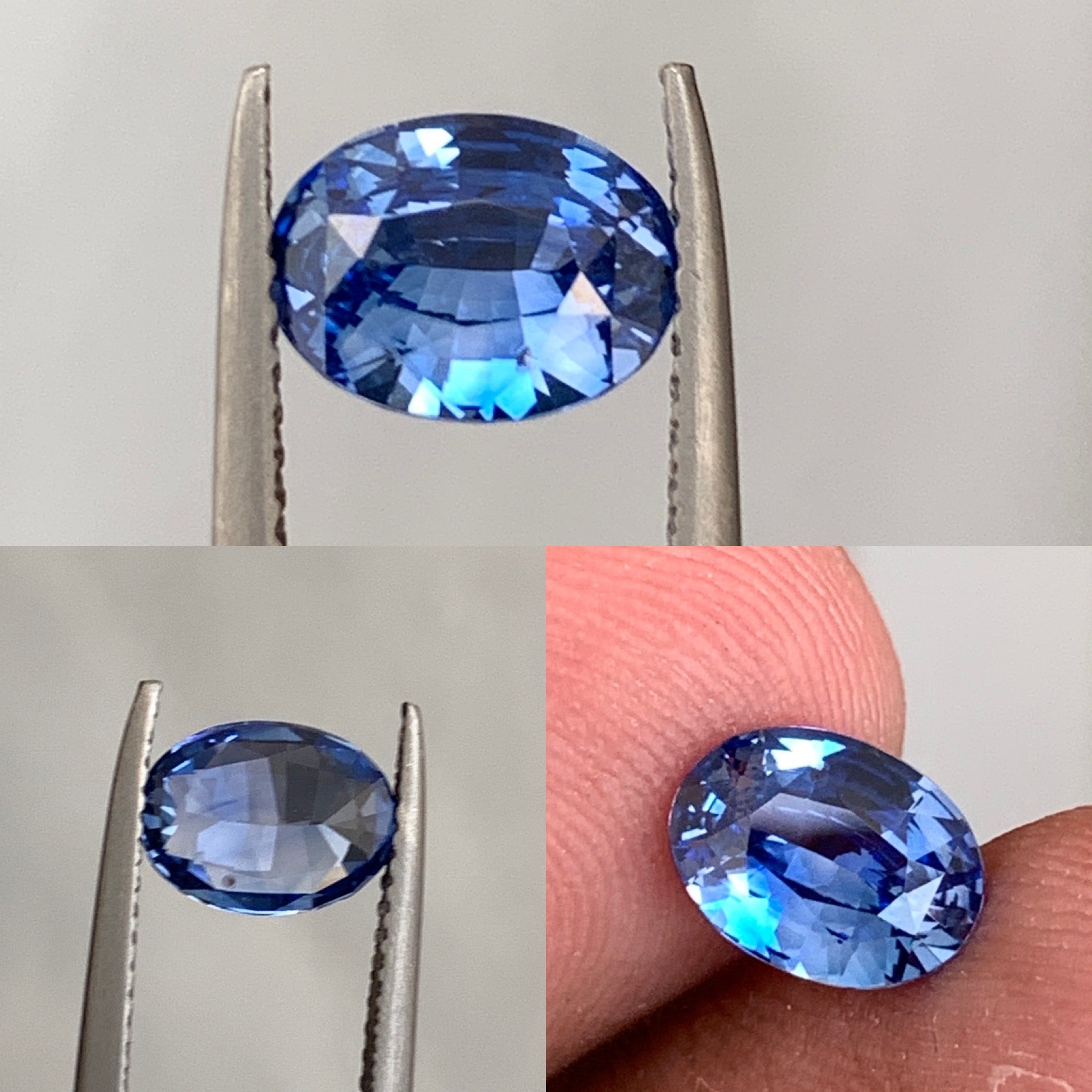 Natural Blue Sapphire 1.56 CT Oval