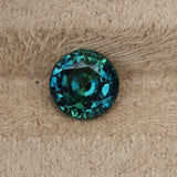 RESERVED/ Peacock Teal Sapphire 1.90 CT / 7.6MM