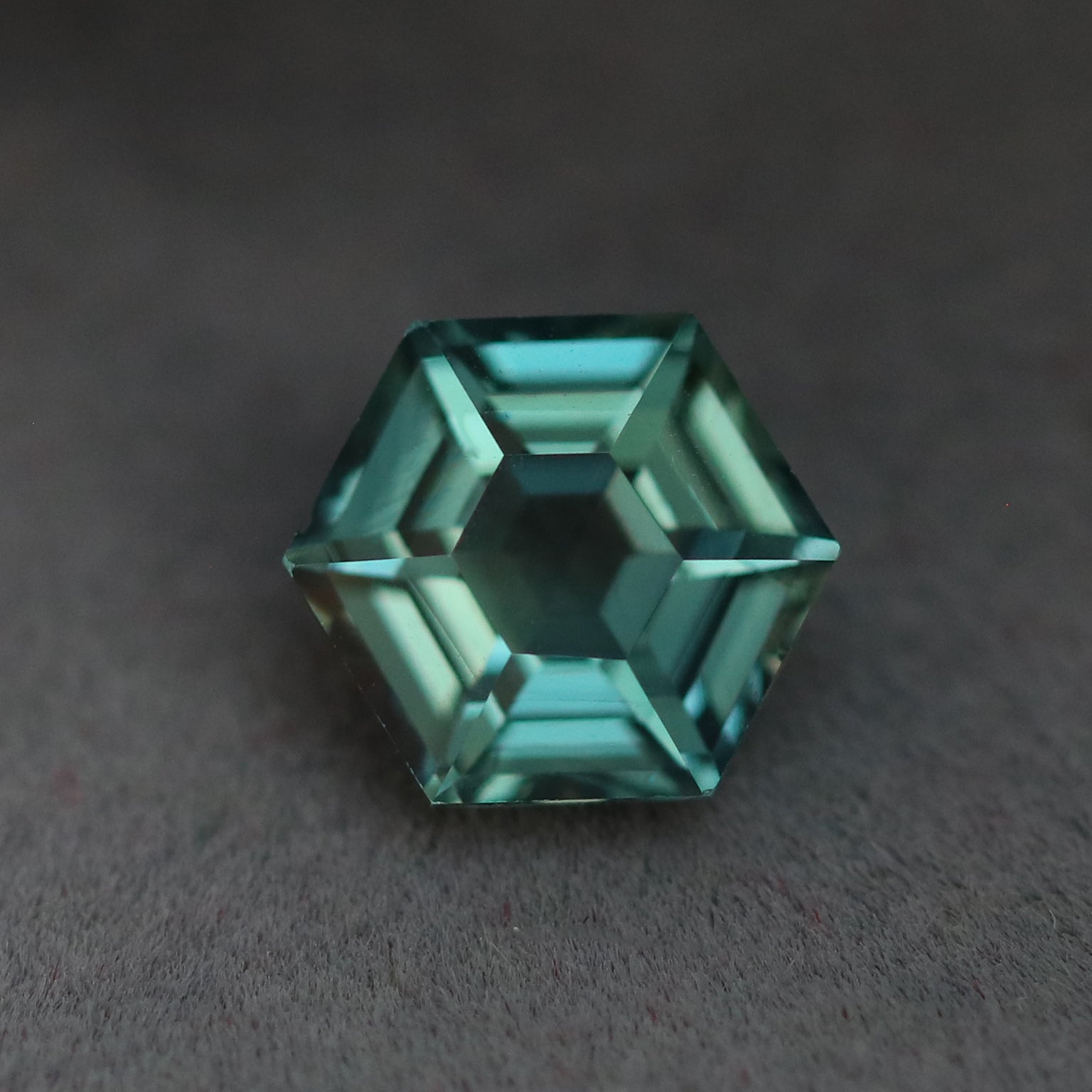 Natural Hexagon Teal Sapphire 1.31 CT