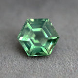Opalescent Hexagon Green Sapphire 1.35 CT