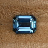 Natural Teal Sapphire 1.56 CT Emerald Cut Madagascaer