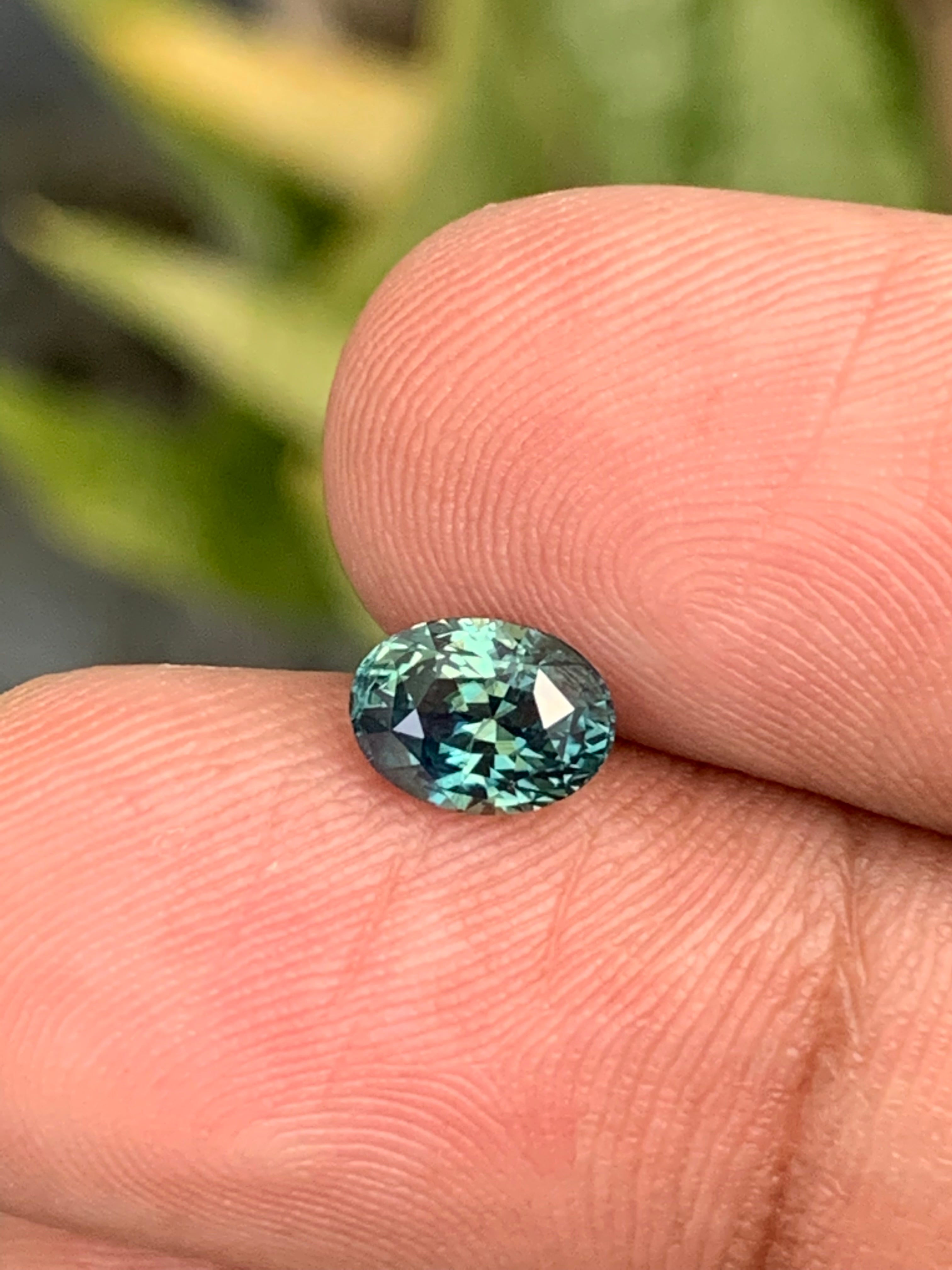 Natural Teal Sapphire 1.27 CT