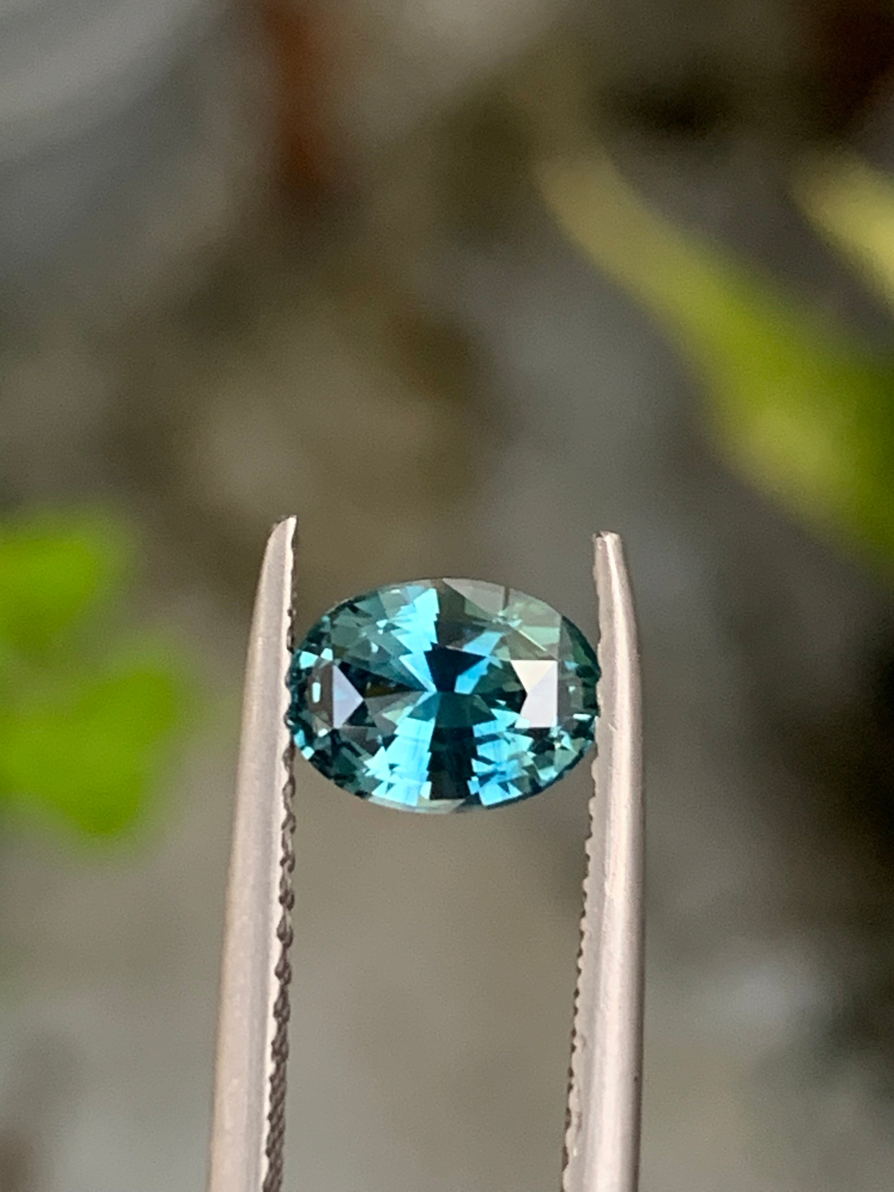 Natural Teal Sapphire 1.07 CT
