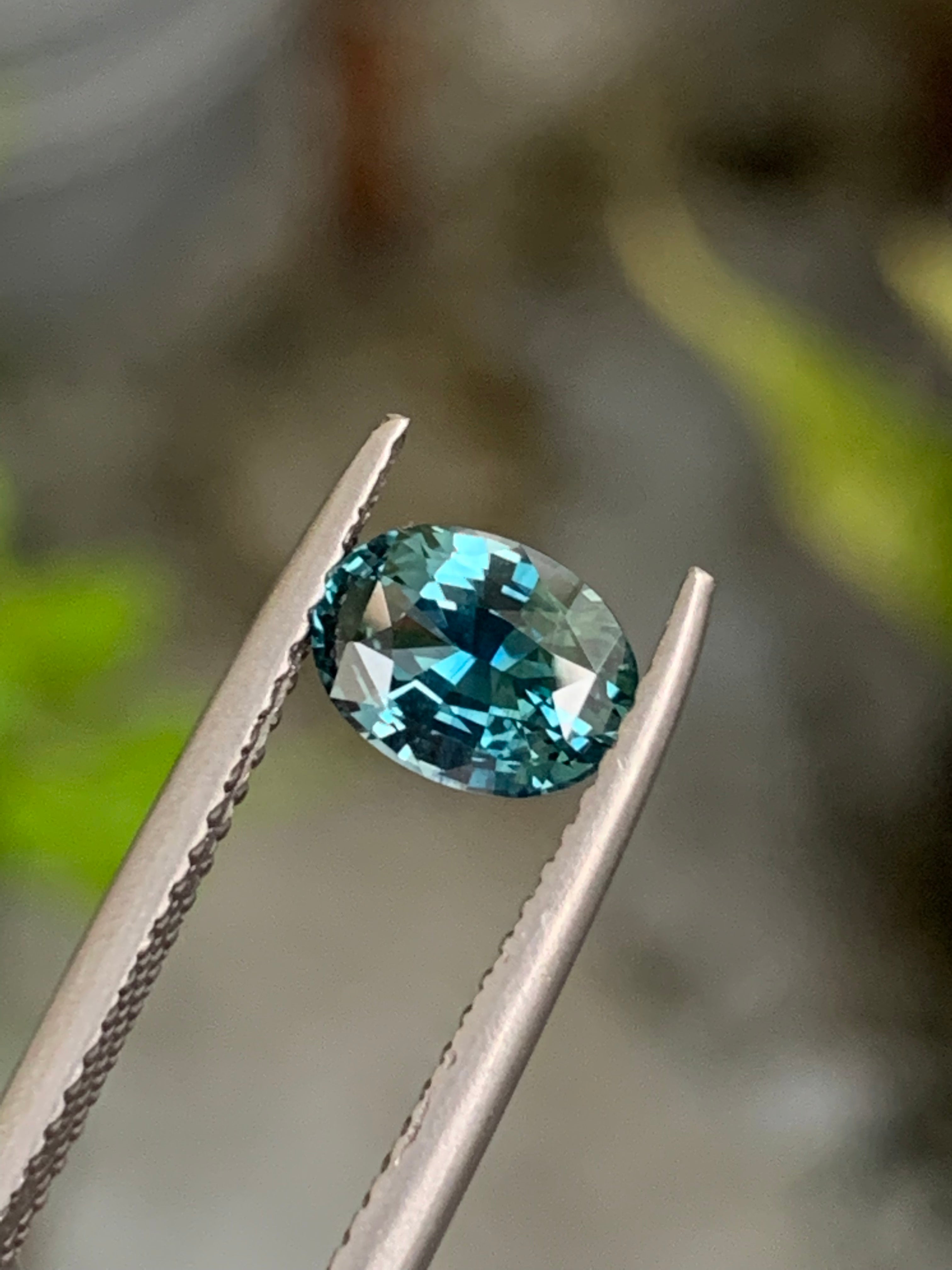 Natural Teal Sapphire 1.07 CT