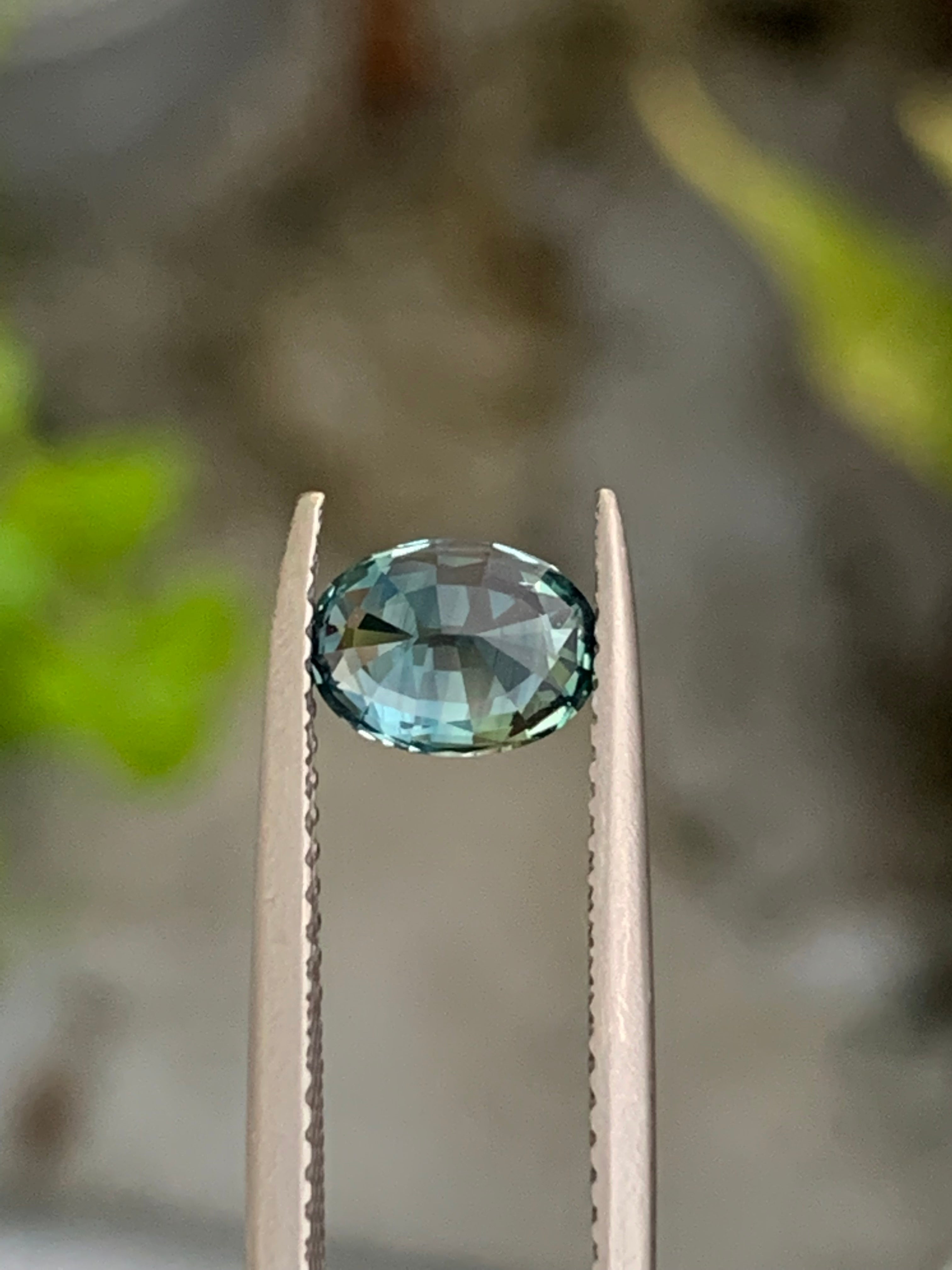Natural Teal Sapphire 1.07 CT