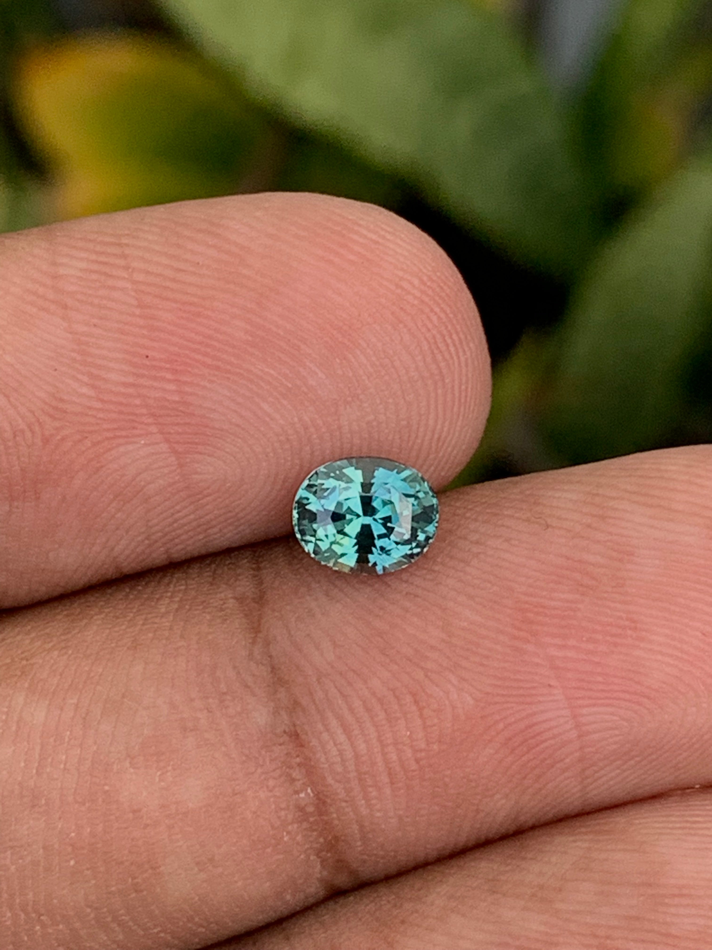 Natural Teal Sapphire 1.14 CT
