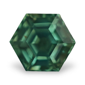 Opalescent Hexagon Green Sapphire 1.35 CT