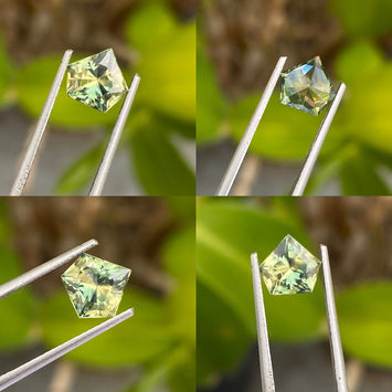 Australian Parti Sapphire 1.71 carats - STRAGEMS & JEWELS