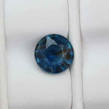 Teal Sapphire 0.95 CT / 5.7MM - STRAGEMS & JEWELS