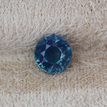 Teal Sapphire 1.20 CT / 6MM - STRAGEMS & JEWELS