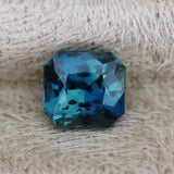 Natural Peacock Color Teal Sapphire 1.12 CT
