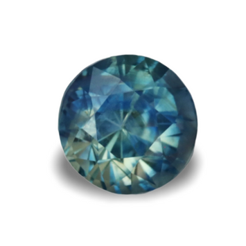 Teal Sapphire 1.31 CT / 5.25MM - STRAGEMS & JEWELS