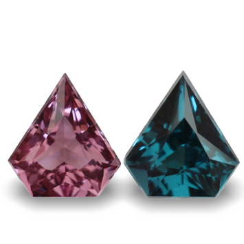 Pair of Natural Spinels 1.13 carats & 1.10 carats