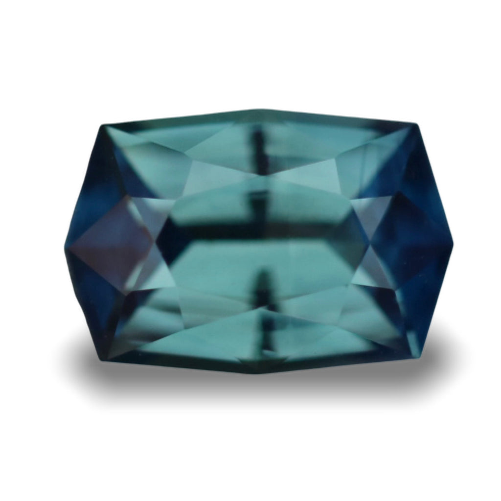 Natural Teal Hexagon Sapphire 1.0 CT