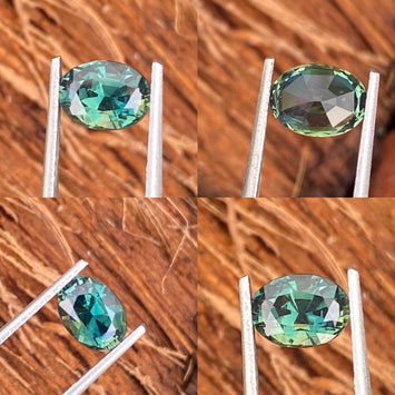 Teal Sapphire 1.62 CT - STRAGEMS & JEWELS