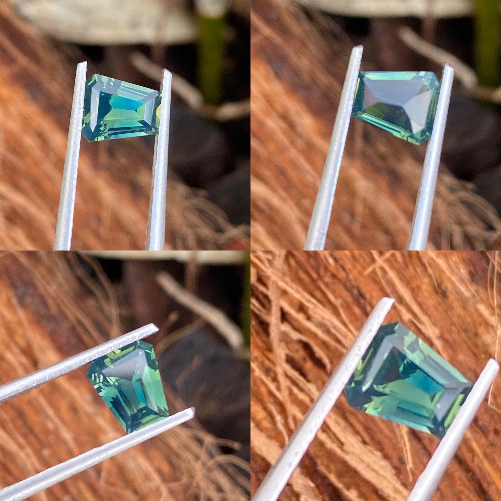 Teal Sapphire 1.26 CT - STRAGEMS & JEWELS
