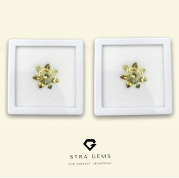 Ceylon Sapphire Layout Set, 3.93 carats total - STRAGEMS & JEWELS