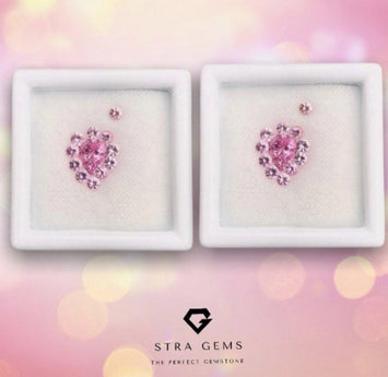 Natural Ceylon Sapphire Layout Set 1.07 carats total - STRAGEMS & JEWELS