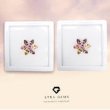 Natural Ceylon Padparacha and Pink Sapphire Layout 2.68 carats - STRAGEMS & JEWELS