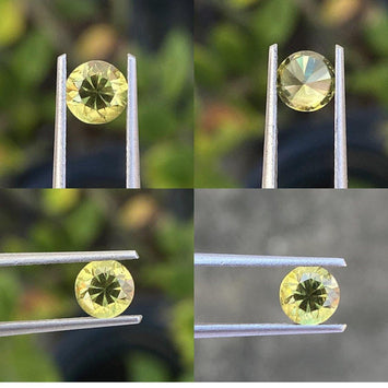Australian Yellowish Green Sapphire 1.18 carats - STRAGEMS & JEWELS