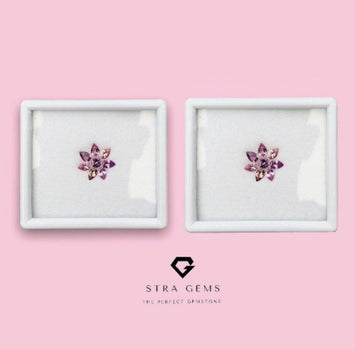 Natural Ceylon Sapphire Layout Set 3.37 carats total - STRAGEMS & JEWELS