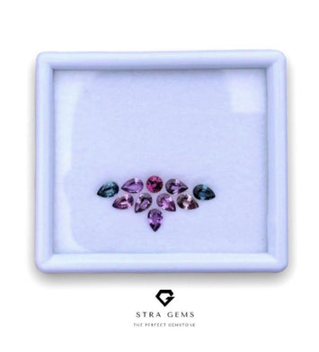 Natural Ceylon Sapphire Layout Set 4.20 carats total - STRAGEMS & JEWELS