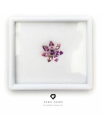 Natural Ceylon Sapphire Layout Set 3.37 carats total - STRAGEMS & JEWELS